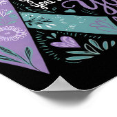 Suicide Prevention Awareness Sitive Suprt You  Poster (Hoek)