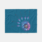 Suicide Prevention Awareness Sunflower You Are 988 Fleece Deken (Voorkant (Horizontaal))