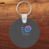 Suicide Prevention Awareness Sunflower You Are 988 Sleutelhanger (Voorkant)