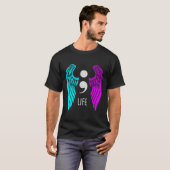 Suicide Prevention Awareness vleugels Engel Semico T-shirt (Voorkant volledig)