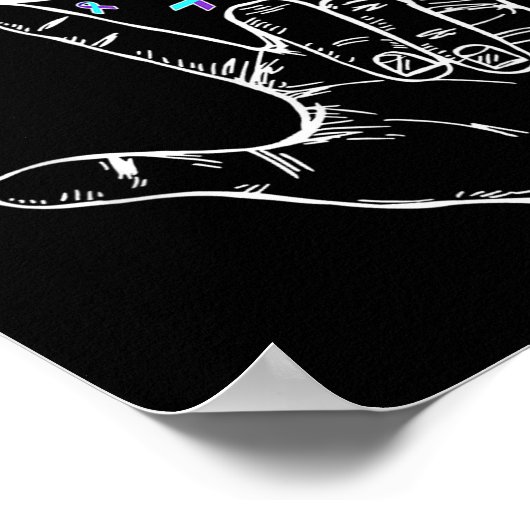 Suicide Prevention Awareness Week Butterfly Love H Poster (Hoek)