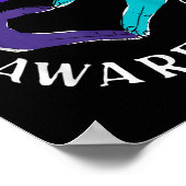 Suicide Prevention Awareness Week Love Hand Sign H Poster (Hoek)