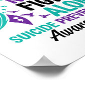 Suicide Prevention Awareness Week Ribbon Support Poster (Hoek)