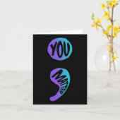 Suicide Prevention Awareness Week You Problem Semi Kaart (Gele Bloem)