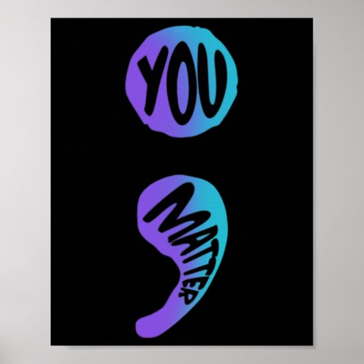 Suicide Prevention Awareness Week You Problem Semi Poster (Voorkant)