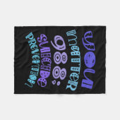 Suicide Prevention Awareness You 988 Mental Health Fleece Deken (Voorkant (Horizontaal))