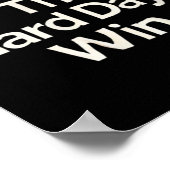 Suicide Prevention- Don't Let The Hard Days Win Poster (Hoek)