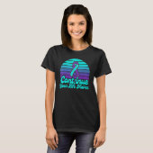 Suicide prevention retro sunset Continue your life T-shirt (Voorkant volledig)