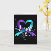 Suicide Prevention - Semicolon Suicide Awareness R Kaart (Gele Bloem)