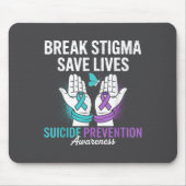 Suicide Prevention Suprt Break Stigma Suicide Awar Muismat (Voorkant)