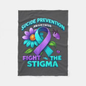 Suicide Prevention Suprt Fight Stigma Suicide Awar Fleece Deken (Voorkant)