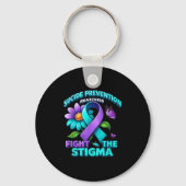 Suicide Prevention Suprt Fight Stigma Suicide Awar Sleutelhanger (Voorkant)
