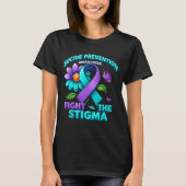 Suicide Prevention Suprt Fight Stigma Suicide Awar T-shirt (Voorkant)