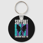 Suicide Prevention Suprt Tomorrow _ I For Suprters Sleutelhanger (Voorkant)