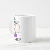 Suicide Prevention Warrior Unbreakable Perfect Str Koffiemok (Voorkant links)