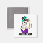 Suicide Prevention Warrior Unbreakable Perfect Str Magneet (Voorkant / Achterkant)