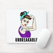 Suicide Prevention Warrior Unbreakable Perfect Str Muismat (Met muis)