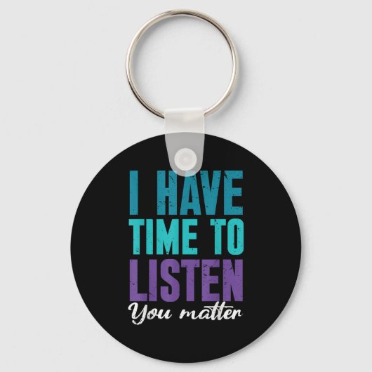 Suicide Prevention You _ I For Suprters Sleutelhanger (Voorkant)