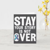 Suicide Prevention Your Story _ I For Suprters  Kaart (Gele Bloem)