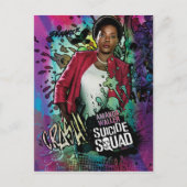Suicide Squad | Amanda Waller Character Graffiti Briefkaart (Voorkant)