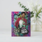 Suicide Squad | Amanda Waller Character Graffiti Briefkaart (Staand voorkant)