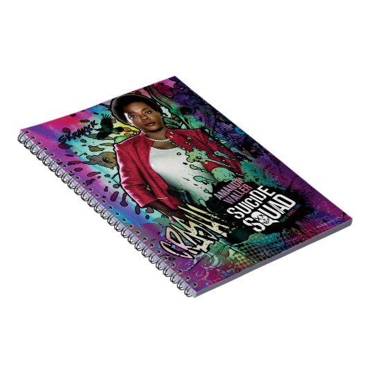 Suicide Squad | Amanda Waller Character Graffiti Notitieboek (Rechterzijde)