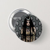Suicide Squad | Behekster Ronde Button 5,7 Cm (Voorkant /achterkant)
