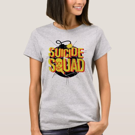 Suicide Squad | Bomb Logo 3 T-shirt (Voorkant)