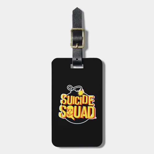 Suicide Squad | Bomb-Logo Bagagelabel (Voorkant verticaal)