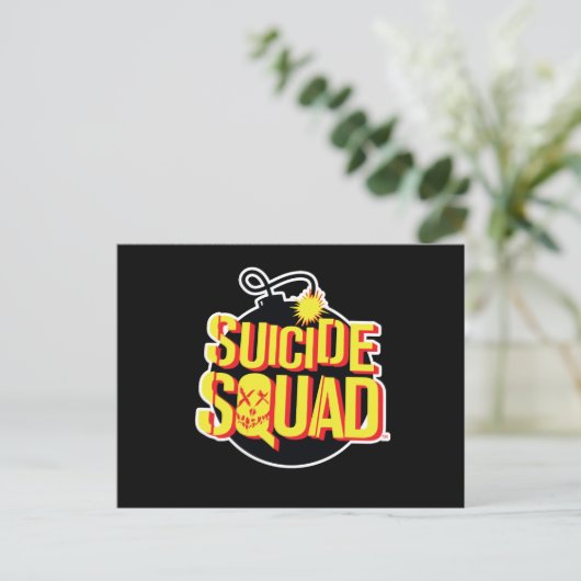 Suicide Squad | Bomb-Logo Briefkaart (Staand voorkant)