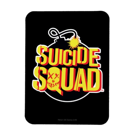 Suicide Squad | Bomb-Logo Magneet (Verticaal)