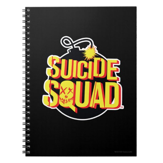 Suicide Squad | Bomb-Logo Notitieboek (Voorkant)
