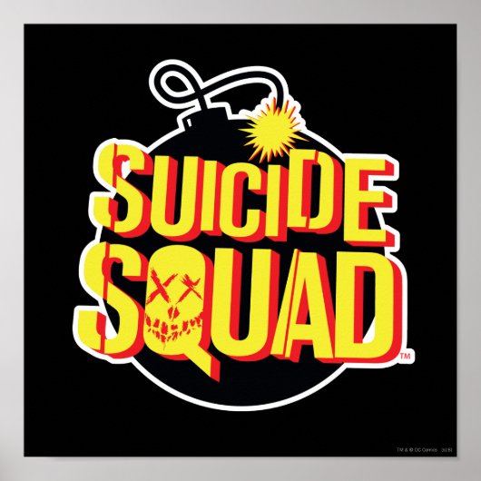 Suicide Squad | Bomb-Logo Poster (Voorkant)