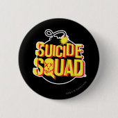 Suicide Squad | Bomb-Logo Ronde Button 5,7 Cm (Voorkant)
