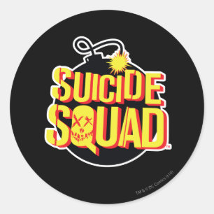 Suicide Squad   Bomb-Logo Ronde Sticker