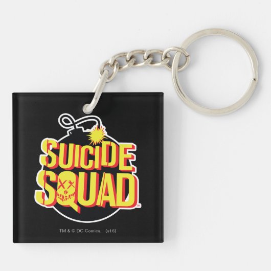 Suicide Squad | Bomb-Logo Sleutelhanger (Achterkant)