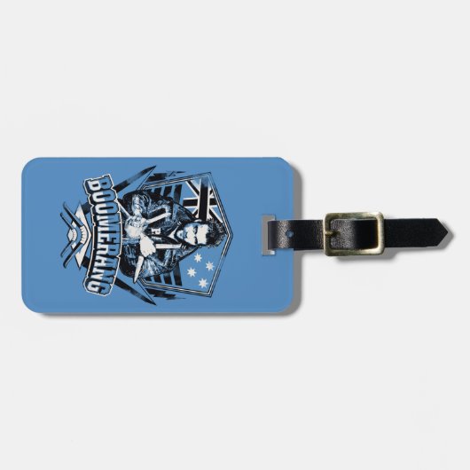 Suicide Squad | Boomerang Badge Bagagelabel (Voorkant horizontaal)