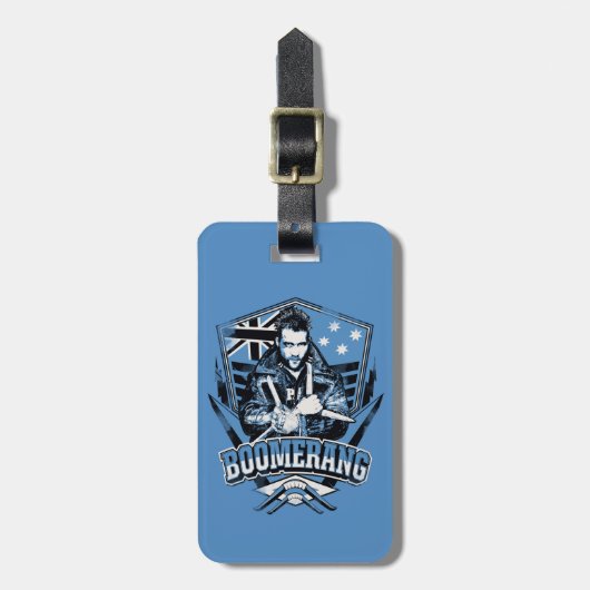 Suicide Squad | Boomerang Badge Bagagelabel (Voorkant verticaal)