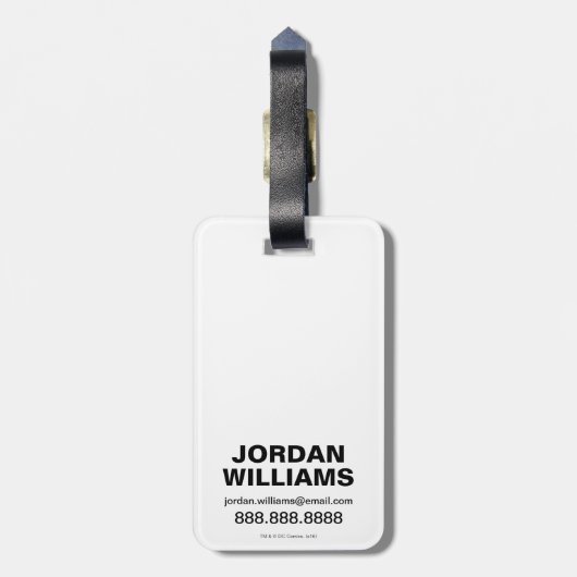 Suicide Squad | Boomerang Badge Bagagelabel (Achterkant verticaal)