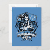 Suicide Squad | Boomerang Badge Briefkaart (Voorkant / Achterkant)