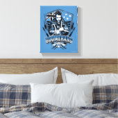 Suicide Squad | Boomerang Badge Canvas Afdruk (Insitu (Slaapkamer))