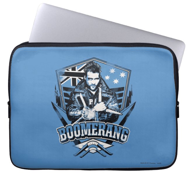 Suicide Squad | Boomerang Badge Laptop Sleeve (Voorkant)