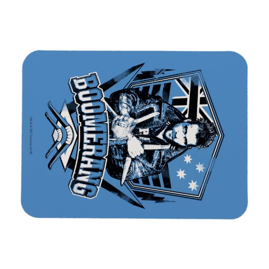 Suicide Squad | Boomerang Badge Magneet (Horizontaal)