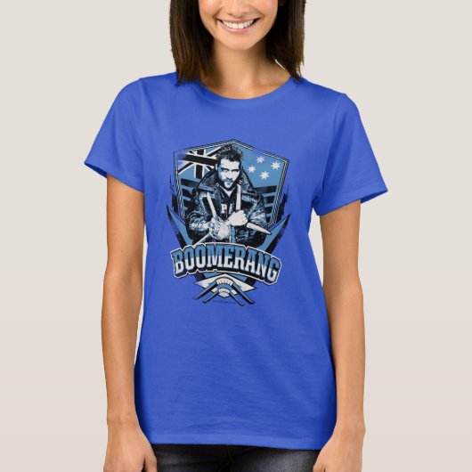 Suicide Squad | Boomerang Badge T-shirt (Voorkant)