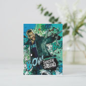 Suicide Squad | Boomerang Character Graffiti Briefkaart (Staand voorkant)