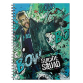 Suicide Squad | Boomerang Character Graffiti Notitieboek (Voorkant)