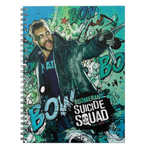 Suicide Squad   Boomerang Character Graffiti Notitieboek