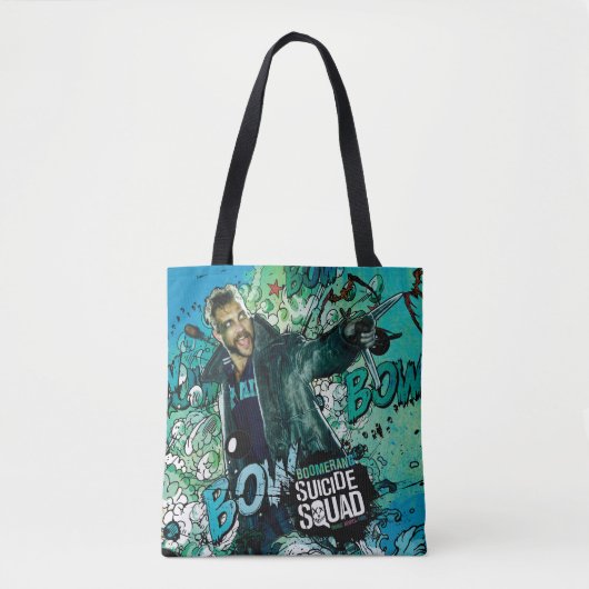 Suicide Squad | Boomerang Character Graffiti Tote Bag (Voorkant)