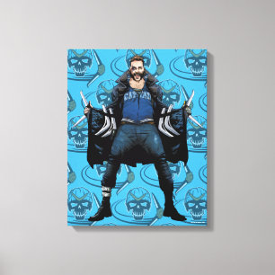 Suicide Squad   Boomerang Comic Book Art Canvas Afdruk
