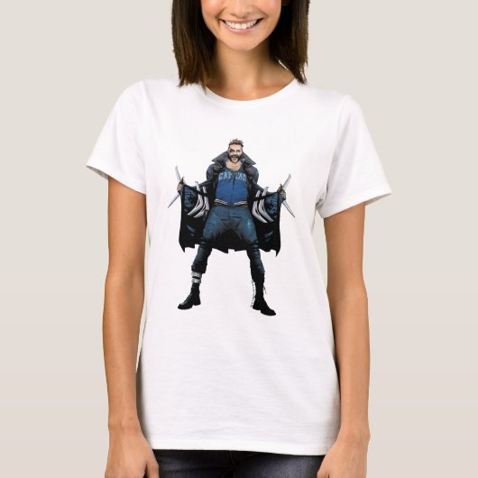 Suicide Squad | Boomerang Comic Book Art T-shirt (Voorkant)